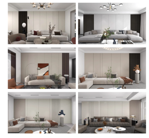 Chất lượng cao hiện đại <span class=keywords><strong>SPC</strong></span> Tấm tường tùy chỉnh độ dày của 5mm 6mm 7mm cho hộ gia đình sử dụng trong căn hộ - Product Image 6