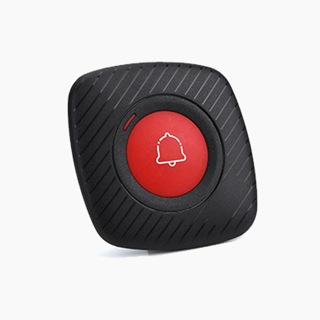 Caregiver Pager Wireless Smart Call Button Nurse Calling Alert Vibration for Elderly/Patient/Disable at Home 1 Receiver Wrist