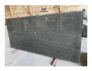 Losa de Cuarcita Gris Moderna, Opción Popular para Encimeras Interiores y Paneles de Pared, Pulida e Impermeable - Product Image 1