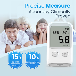 Offre Spéciale : Moniteur de <span class=keywords><strong>glycémie</strong></span> multifonctionnel, Kit de test du diabète avec grand écran, Bandelettes de test intelligentes et <span class=keywords><strong>Machine</strong></span> de codage - Product Image 6