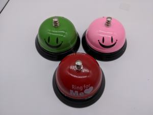 Campana de servicio de restaurante Metal 85mm * 60mm Color múltiple para llamar en suministros para mascotas y novedades para fiestas - Product Image 4