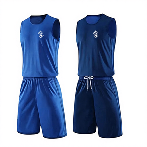 Ensembles de maillots de basket-ball pour hommes, respirants, impression de logo personnalisée, dernier design, haute qualité, 100% polyester, sans manches, tous - Product Image 1