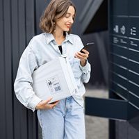 Sacs de Courrier Recyclés Noirs Personnalisés avec Logo Imprimé pour Expédition de Vêtements, Enveloppe d'Emballage, Poly Mailer, Sac d'Expédition