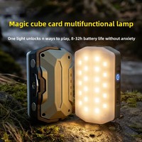 Lampada da Campeggio a LED Portatile Ricaricabile Magnetica 5W 5V con Batteria a Lunga Durata, Luce da Lavoro per Esterni, Ideale per Viaggi Transfrontalieri