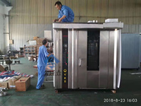 Horno Rotatorio de Panadería Digital Horno Eléctrico Industrial para Hornear Pan 16 Bandejas Horno Rotativo de Pan