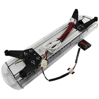 Barra de Luces de Emergencia Súper Brillante BIAOCHI, 64 LED, Luz de Advertencia Intermitente Ámbar, Barra de Señalización de 33 Pulgadas, 12V 24V para Auto, Camioneta, Camión
