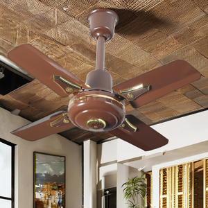 Ventilateur de plafond 24 pouces à moteur AC, marron cuivre, commande mécanique, pliable, en plastique, pour usage domestique et hôtelier, nouvelle arrivée, rafraîchisseur d'air - Product Image 3