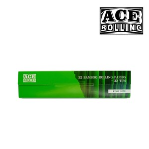 Papiers à rouler en bambou ACE King Size en gros avec filtres, 32 carnets de papier et emballage de boîte de vente au détail avec logo personnalisé - Product Image 6