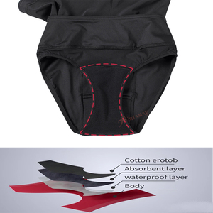 Leggings Cómodos para Mujer, para el Periodo Menstrual, para Hacer Ejercicio, Fitness, Deportes, Yoga, con Braguitas Integradas - Product Image 4