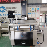 Machine de fraisage et de perçage CNC WEIKE haute précision 800 mm, moteur PLC, vitesse de broche 18000 tr/min, zone de traitement 110x130 mm