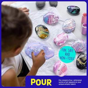 Kit per Dipingere su Roccia con Tema Fantasy e Sci-Fi che si Illumina al Buio, Giocattoli Educativi per Bambini - Product Image 5