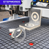 Routeur CNC 1325 avec couteau oscillant anti-vibration, couteau de découpe en V, carte PLC, pour le fraisage, la gravure et la découpe de carton, d'emballage et de mousse