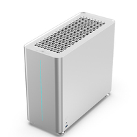CNC Aluminum Mini MATX Vertical Gaming PC Case Mid Tower Chassis with DIY Installation