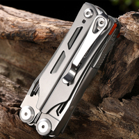 Pince multifonctionnelle en acier inoxydable 28-en-1, couteau pliant, outils de survie, outils à main, camping, extérieur, EDC
