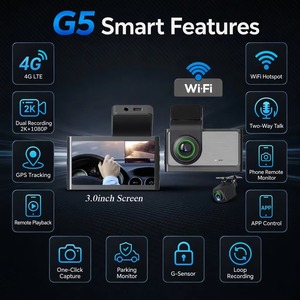Enregistreur vidéo ADAS DSM 4G WIFI GPS <span class=keywords><strong>2</strong></span> canaux, boîte noire de voiture, suivi à distance, caméra embarquée pour camion, taxi, fourgonnette - Product Image 5