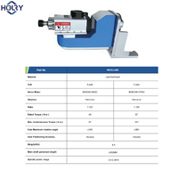 Tête de fraisage robuste 0,8-2,2KW 87nm. 167 nm. Kit de commande CNC 5 axes, tête de fraisage CNC 5 axes pour le travail des métaux