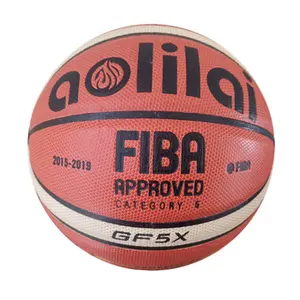 De gros balle de basket-ball taille 5-Weilai — ballon de basket-ball personnalisé, taille 5, GF5X GF6X GF7X, en cuir