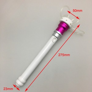 DIY Magischer Regenbogen Lichtfaser LED Spinner Zauberstab Rotierender Leuchtstab Kindergeschenk Party Shooting Requisite - Product Image 6