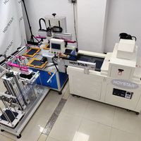 Máquina de serigrafía de alta calidad completamente automática para placa de escala de impresión/tabla de cortar
