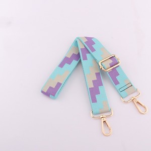 Sangle de sac à bandoulière multicolore en jacquard <span class=keywords><strong>Tetris</strong></span> de 3.8cm de large et réglable pour sac à main féminin - Product Image 5
