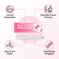 Gel Antibakteri Asam Borat OEM Ph Balance Restore, Pelembab Vagina, Pengontrol Bau, Gel Vagina Asam Borat