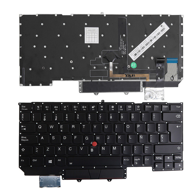Laptop SP Spanish Keyboard for Lenovo ThinkPad Carbon X1 Yoga 2017 Gen 2 Computer Keyboard Computer Parts