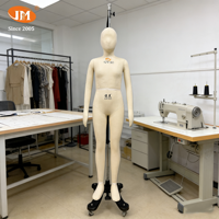 Mannequin de couture Junmei haut de gamme, standard européen et américain, pour fille de 12 ans, corps entier, en fibre de verre recouvert de toile, pose debout