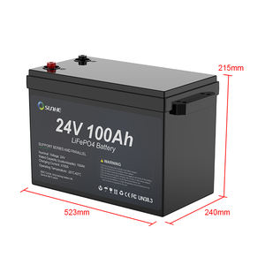 Sunhe Lifepo4 Bms Verwarmde Lithiumbatterij 12 V 24V 100ah 120ah 200ah 300ah Lifepo4 Lithium-Ionbatterij 12 V Oplaadbaar - Product Image 3