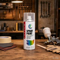 Peinture en aérosol métallisée pour voiture, couleur or blanc chromé miroir, vente en gros