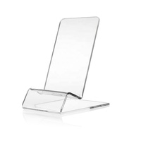 fabriklieferant Acryl Klar Telefonständer Mount Handy-Displayhalter Handy Schreibtisch klares Acryl-Display-Rack