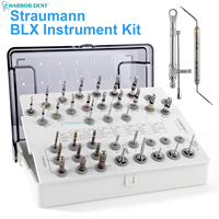 Kit d'instruments et de matériel chirurgical pour implants dentaires Straumann BLX : Cassette, forets et tournevis pour implants au niveau osseux