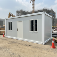 Maison préfabriquée en conteneur de 20 pieds, kit modulaire préfabriqué prêt à l'emploi pour une utilisation en maison ou en chambre
