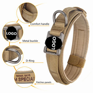 Collar para Mascotas con Logotipo Personalizado al por Mayor con Hebilla de Metal, Collar de Entrenamiento para Perros Medianos y Grandes, Collar Táctico de Alta Resistencia para Perro - Product Image 3