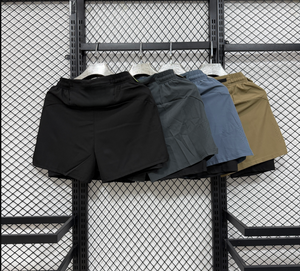 Shorts de football double couche <span class=keywords><strong>2</strong></span> en 1 avec doublure intérieure - Product Image 4