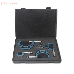 Set di strumenti di misura 0-25mm/50mm/75mm/100mm calibro metrico Vernier calibro calibro micrometri a spirale Set micrometri - Product Image 3