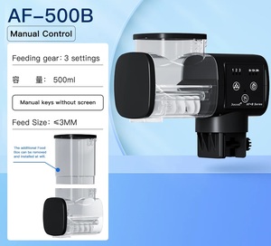 Jebao 250/500ml Distributore Automatico di Cibo per Pesci con Controllo Manuale e Temporizzazione Digitale per Acquariisti Impegnati, Confezione in Scatola di Plastica di Lusso - Product Image 5