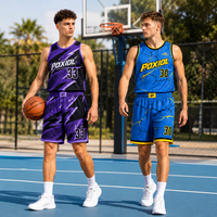 Uniforme de Baloncesto Personalizado OEM con Diseño Gráfico, Conjunto de Camiseta y Pantalones Cortos con Patrón Audaz, Tallas Grandes, para Clubes de Streetball, Entrenamiento y Competencia, 100%