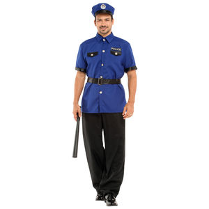 DIXU Vente en gros Hommes <span class=keywords><strong>Police</strong></span> Uniforme Costumes Adulte Halloween Costumes Officier Costumes pour Jeu de Rôle Partie - Product Image 2