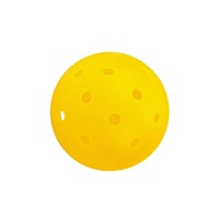 Balles de cornichon en plastique extérieures durables à 40 trous haute visibilité avec sac en filet pour le sport pour le jeu et l'entraînement en intérieur