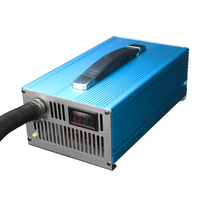 Chargeur de batterie personnalisé 1KW-1.8KW 12V 24V 36V 48V 60V 72V 84V 96V AC 84 Volt pour batteries au plomb-acide, au lithium et LifePO4