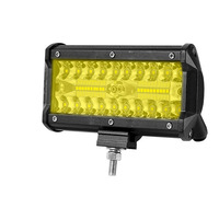 Barres lumineuses LED combinées JHS 7 pouces, faisceau spot et large, DRL, lampe de conduite tout-terrain, lampe de travail rechargeable pour voiture, camion