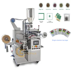 Grüner Tee Verpackungs maschine Vertikal 3 Seiten Versiegelung Tee Filter beutel Verpackungs maschine Preis