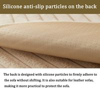 Fundas de Sofá Antideslizantes de Felpa Suave y Acogedora con Rayas Divertidas para Sofá Seccional de 90x160cm (Para Niños y Perros)