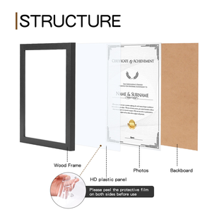 Marco de <span class=keywords><strong>Fotos</strong></span> <span class=keywords><strong>para</strong></span> Diplomas y Certificados de Alta Definición de 8.5x11, Venta al por Mayor, MDF, Premios de Honor, Marco <span class=keywords><strong>para</strong></span> <span class=keywords><strong>Fotos</strong></span> Posadas - Product Image 3