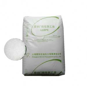 LLDPE LL0220KJ Résine de polyéthylène de basse densité linéaire de qualité film soufflant PE/HDPE/LLDPE Matière première Particule de granules de LLDPE vierge - Product Image 1