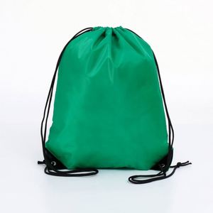 Sac de sport publicitaire en polyester à cordon de serrage double épaule avec poche, idéal pour le stockage et la vente en gros - Product Image 5