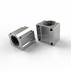 وحدة انزلاقية بمحمل زيت خطي SBR25UU SBR25LUU لسكة ألومنيوم SBR25 من الفولاذ الكرومي بعرض 60 مم، دقة P5، سعة تحميل 1570 نيوتن - Product Image 5