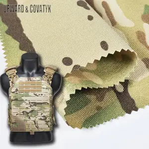 1000D MC-CP Camo ผ้ายุทธวิธียาก Cordura ผ้าไนลอนกันน้ําและระงับสิ่งสกปรกสําหรับยุทธวิธีชุดกระเป๋าเป้สะพายหลังเสื้อ