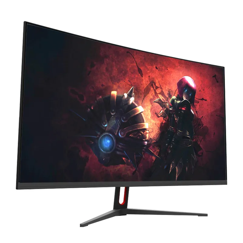 32 inch 165hz 2K H DMI USB LCD LED Display Monitor Curved Screen Frameless Computer PC Gaming Monitors with Stand