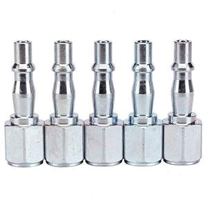 Juego de 10 Conectores Roscados Macho/Hembra de 1/4 BSP, Acoplamiento Rápido Británico, Accesorios y Piezas para Herramientas Neumáticas - Product Image 4